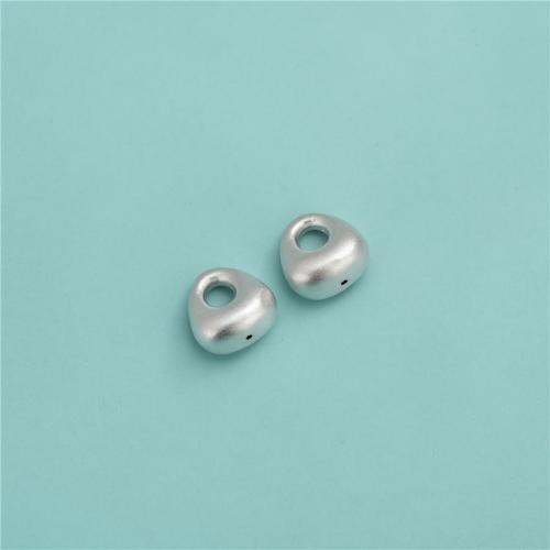 925 Sterling Silber Anhänger, DIY, Silberfarbe, 11x11mm, verkauft von PC