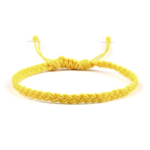 Fashion Opret Wax Cord Armbånd, Voks, Justerbar & Unisex, flere farver til valg, Solgt af PC