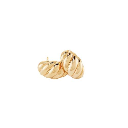 Stainless Steel Stud Earrings 304 Stainless Steel plated for woman Sold By Pair