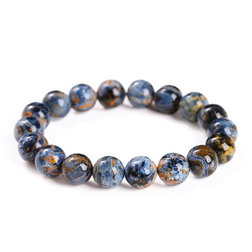 Pietersite Bracelet Round handmade Unisex Length Approx 7-9 Inch Sold By PC