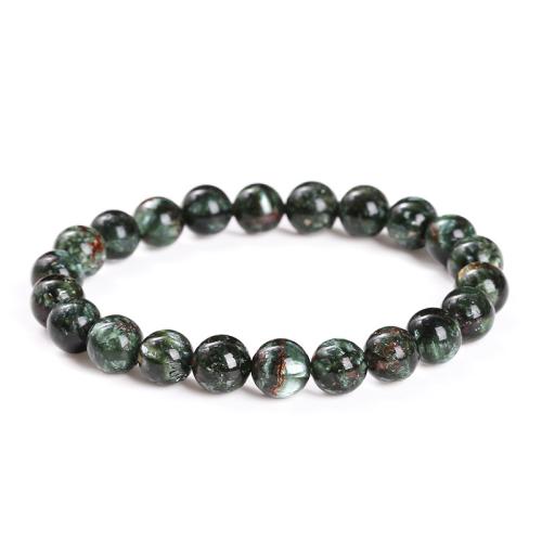 Seraphinite Bracelet, Babhta, lámhdhéanta, unisex & méid éagsúla do rogha, dathanna níos mó le haghaidh rogha, Fad Thart 7-9 Inse, Díolta De réir PC