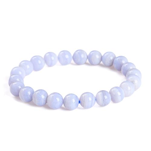 agate pourpre bracelet, Rond, fait à la main, styles différents pour le choix & pour femme, Longueur Environ 6.5-9 pouce, Vendu par PC