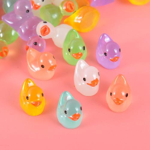 Mobile Phone DIY Decoration Resin Duck enamel Random Color Sold By Bag