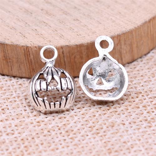 Zinc Alloy Pendants Pumpkin antique silver color plated vintage & fashion jewelry & DIY & hollow Sold By PC