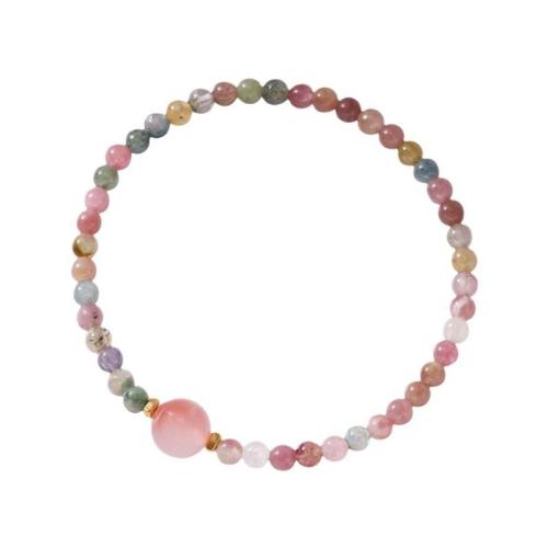 tourmaline bracelet, différents matériaux pour le choix & pour femme, Longueur Environ 6-7 pouce, Vendu par PC