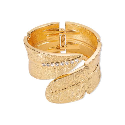 Zinklegering bangles, Zinc Alloy, mode sieraden & voor vrouw & met strass, meer kleuren voor de keuze, Binnendiameter:Ca 55mm, Verkocht door PC