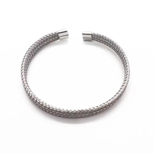 Nerūdijančio plieno Bangle, 304 Nerūdijantis plienas, padengtą, moters, daugiau spalvų pasirinkimas, Vidinis skersmuo:Apytiksliai 60mm, Pardavė PC