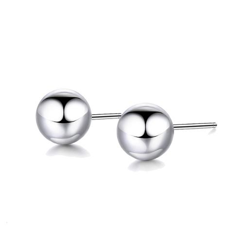 Roestvrij staal Stud Earrings, 316L roestvrij staal, plated, verschillende grootte voor keus & voor vrouw, meer kleuren voor de keuze, Verkocht door pair