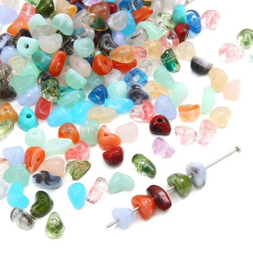 Granos de acrílico de la joyería, Bricolaje, más colores para la opción, Size about 5-8mm, agujero:aproximado 1mm, 80PCs/Bolsa, Vendido por Bolsa