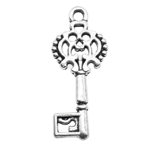 Zinklegering Key Hangers, Zinc Alloy, Sleutel, plated, Vintage & mode sieraden & DIY, meer kleuren voor de keuze, 28mm, Verkocht door PC