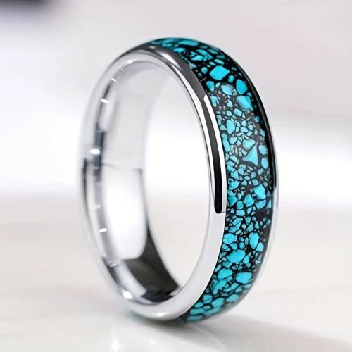 Stainless Steel Finger Ring 304 Stainless Steel fashion jewelry & Unisex 8mm Sold By PC