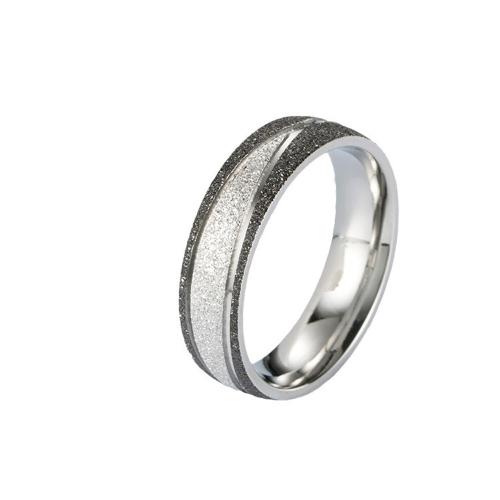 Rozsdamentes acél Finger Ring, 304 rozsdamentes acél, galvanizált, a nő, több színt a választás, Méret:9, Által értékesített PC