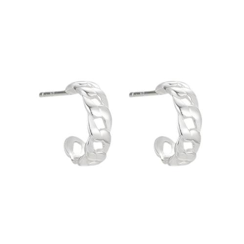 Sterling Silver Jewelry Earring, 925 Sterling Silver, do bhean, airgid, Díolta De réir Péire