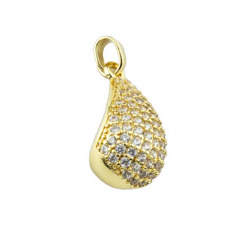 Cubic Zirconia Micro Pave Brass Pendant high quality plated DIY & micro pave cubic zirconia Sold By PC