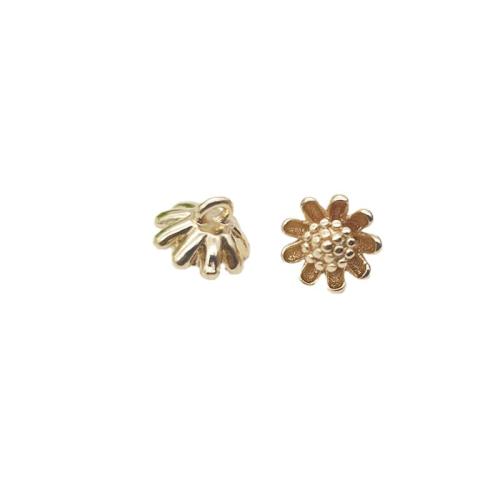 Jóias DIY suprimentos, cobre, banhado, dourado, 8mm, 10PCs/Lot, vendido por Lot