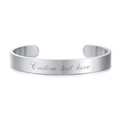 Nerūdijančio plieno Bangle, 304 Nerūdijantis plienas, padengtą, unisex, daugiau spalvų pasirinkimas, Pardavė PC