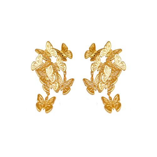 Brass Stud Earring fashion jewelry & for woman Sold By Pair