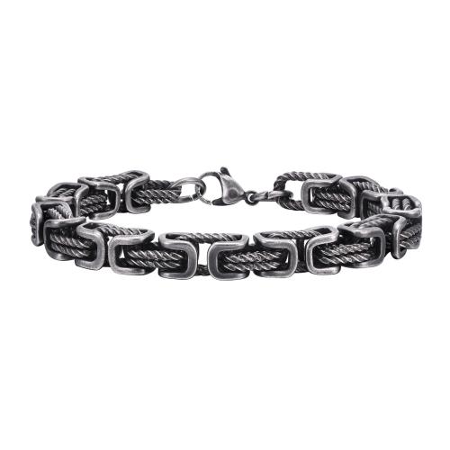 Edelstahl Schmuck Armband, 304 Edelstahl, Modeschmuck & unterschiedliche Länge der Wahl & für den Menschen, 8mm, verkauft von PC