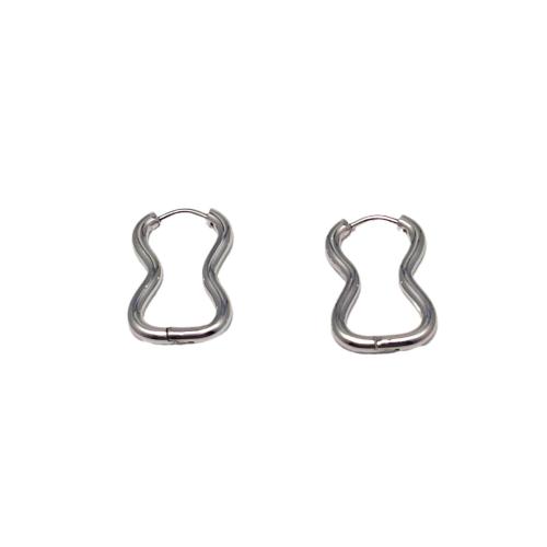 Rustfrit stål Lever Tilbage Earring, 304 rustfrit stål, forgyldt, Unisex, flere farver til valg, 15.50x22mm, Solgt af PC