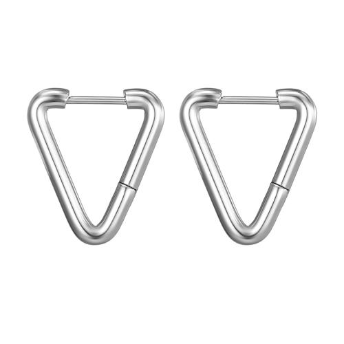 Stainless Steel Lever Terug Earring, 304 roestvrij staal, plated, verschillende grootte voor keus & voor vrouw, meer kleuren voor de keuze, Verkocht door PC