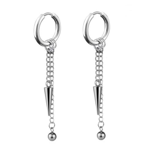 Boucle d’oreille goutte strass Hoop, Acier inoxydable 304, Placage, pour femme, plus de couleurs à choisir, Vendu par PC