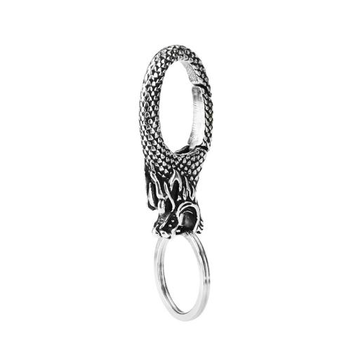 Z nerezové oceli Key zavírací, 304 Stainless Steel, unisex, Původní barva, Prodáno By PC