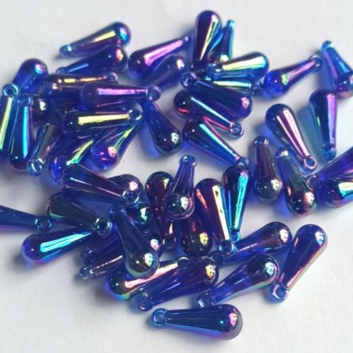 Transparent akryl perler, Teardrop, du kan DIY, flere farver til valg, 8x20mm, 500G/Lot, Solgt af Lot