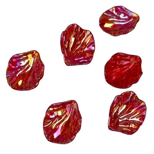 Acrylic Jewelry Beads Leaf DIY beads length 15-20mm Sold By Lot