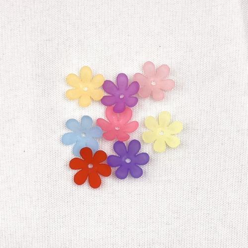 ABSプラスチックビーズ, ABS(アクリロニトリル、ブタジエン 、スチレン)プラスチック, 花形, DIY, 無色, 20mm, 500G/ロト, 売り手 ロト