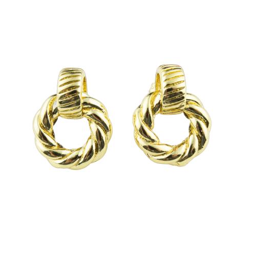 Boucles d'oreilles pendantes en laiton, fade et jamais plaqué de haute qualité, bijoux de mode & pour femme, plus de couleurs à choisir, 21x18x14mm, Vendu par paire