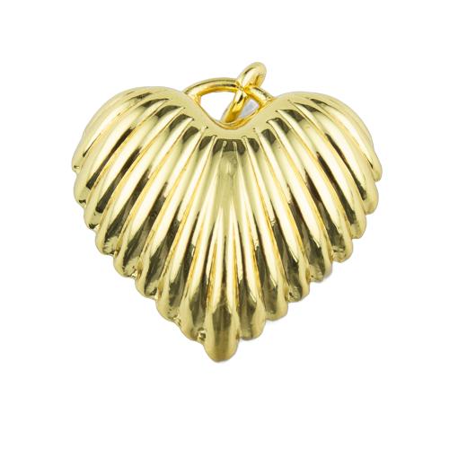 Brass Heart Riipukset, Messinki, Sydän, korkea laatu, sähkösinkitty ja koskaan häivyttää, tee-se-itse, enemmän värejä valinta, 27x25x12mm, Reikä:N. 3mm, Myymät PC