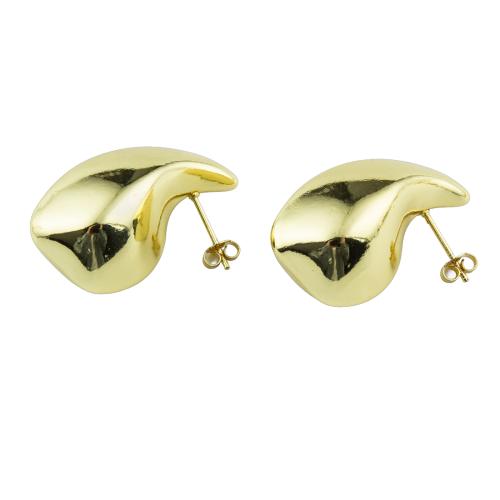 Brass Stud Earring high quality plated fashion jewelry & for woman Sold By Pair