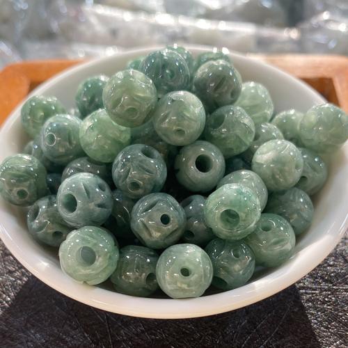 Grânulos de Jade, DIY, verde, 8mm, vendido por PC