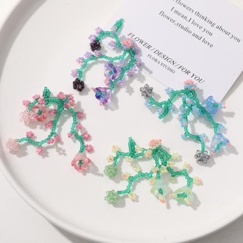 Hair Accessories DIY Findings Seedbead Flower Sold By PC