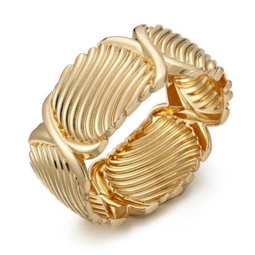 Lo zinco in lega Bangle Jewelry, lega in zinco, placcato, per la donna, nessuno, Diametro interno:Appross. 63x50mm, Venduto da PC