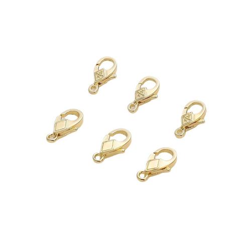 Brass Lobster Clasp plated DIY golden Sold By PC