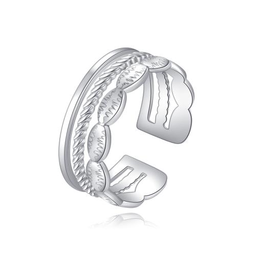 Stainless Steel Finger Ring 304 Stainless Steel fashion jewelry & for woman & hollow Sold By PC