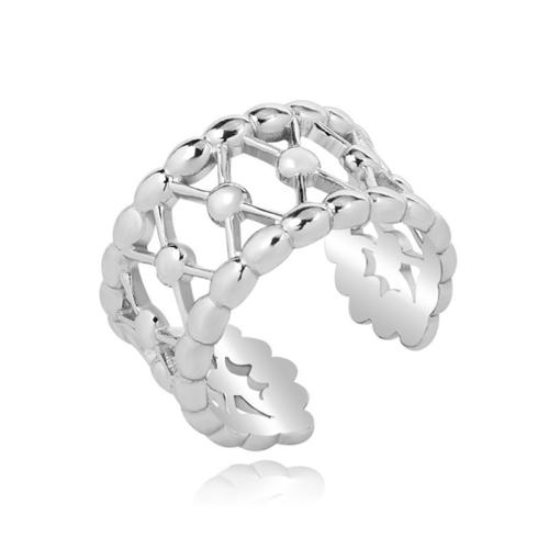 Stainless Steel Finger Ring 304 Stainless Steel fashion jewelry & for woman & hollow Sold By PC