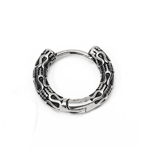 Stainless Steel Huggie Hoop Earring 304 Stainless Steel fashion jewelry & Unisex original color Sold By PC