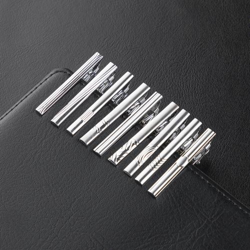 Tie Clip Iron plated Unisex silver color Sold By PC