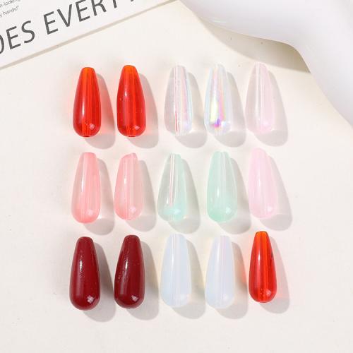 Fashion Glass Beads Teardrop fashion jewelry & DIY Sold By PC