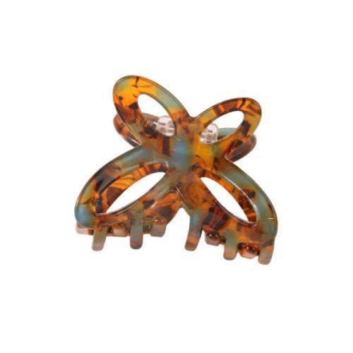 Hair Claw Clips Acetate Butterfly stoving varnish for woman Sold By PC