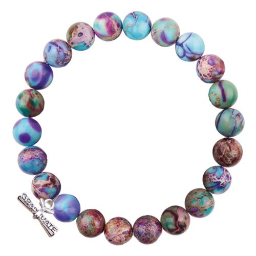 Bracciale gioielli in acciaio inossidabile, 304 acciaio inox, with diaspro impressione, fatto a mano, unisex & stili diversi per la scelta, colori misti, Lunghezza 16 cm, Venduto da PC