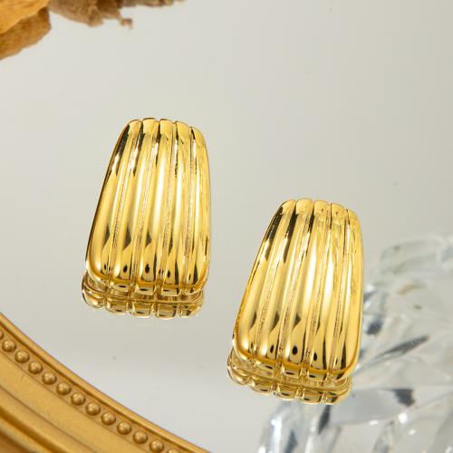 Brass Stud Earring fashion jewelry & for woman Sold By Pair