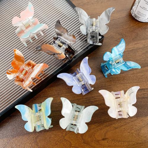 Hair Claw Clips Acrylic Butterfly fashion jewelry Sold By PC