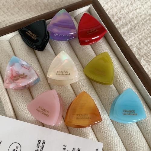 Hair Claw Clips Acetate Triangle handmade for woman Sold By PC