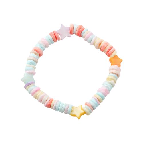 Bracciali di resina, fatto a mano, gioielli di moda & per la donna, multi-colore, Lunghezza 15.5 cm, Venduto da PC