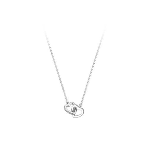 Cubic Zircon Micro Pave Brass Necklace plated micro pave cubic zirconia & for woman Length Approx 221-50 cm Sold By PC