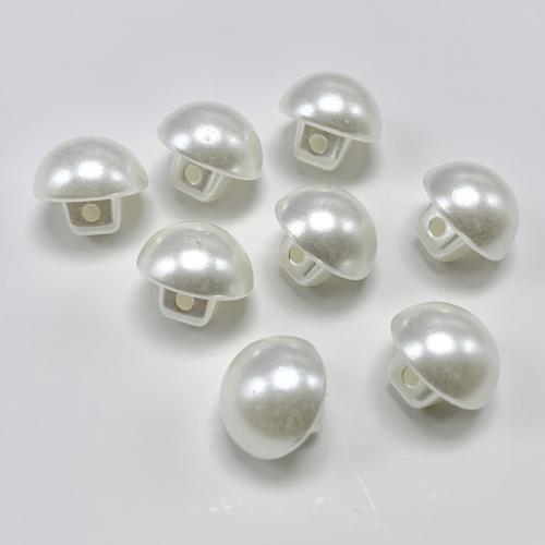 DIY sieraden materiaal, Plastic Pearl, verschillende grootte voor keus, wit, Verkocht door PC