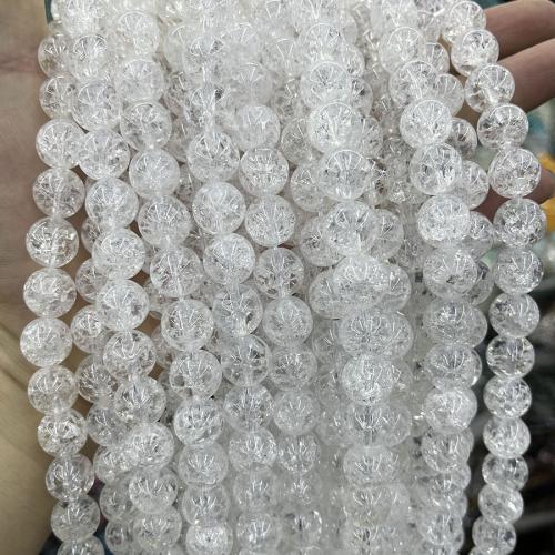 Korálky přírodní Průhledný Quartz, Clear Quartz, Kolo, módní šperky & DIY & různé velikosti pro výběr, jasný, Prodáno za Cca 38 cm Strand